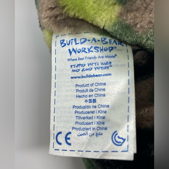 BUILD-A-BEAR: Camoflauge/Army Teddy Bear, Green/Brown - Picture 4 of 9